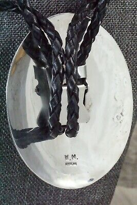 Turquoise & Sterling Silver Bolo Tie - Wilbert Muskett Sr.