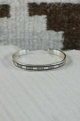 Navajo Sterling Silver Bracelet - Bruce Morgan - High Lonesome Trading