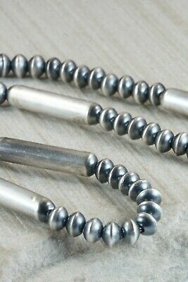 Navajo Sterling Silver Pearl Necklace - Presley Haley