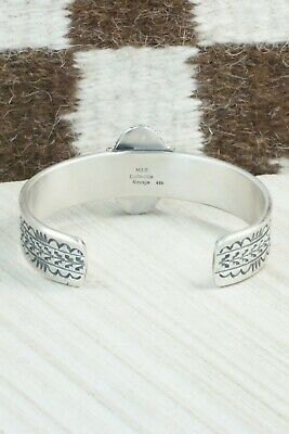 Kingman Turquoise & Sterling Silver Bracelet - Michael Calladitto