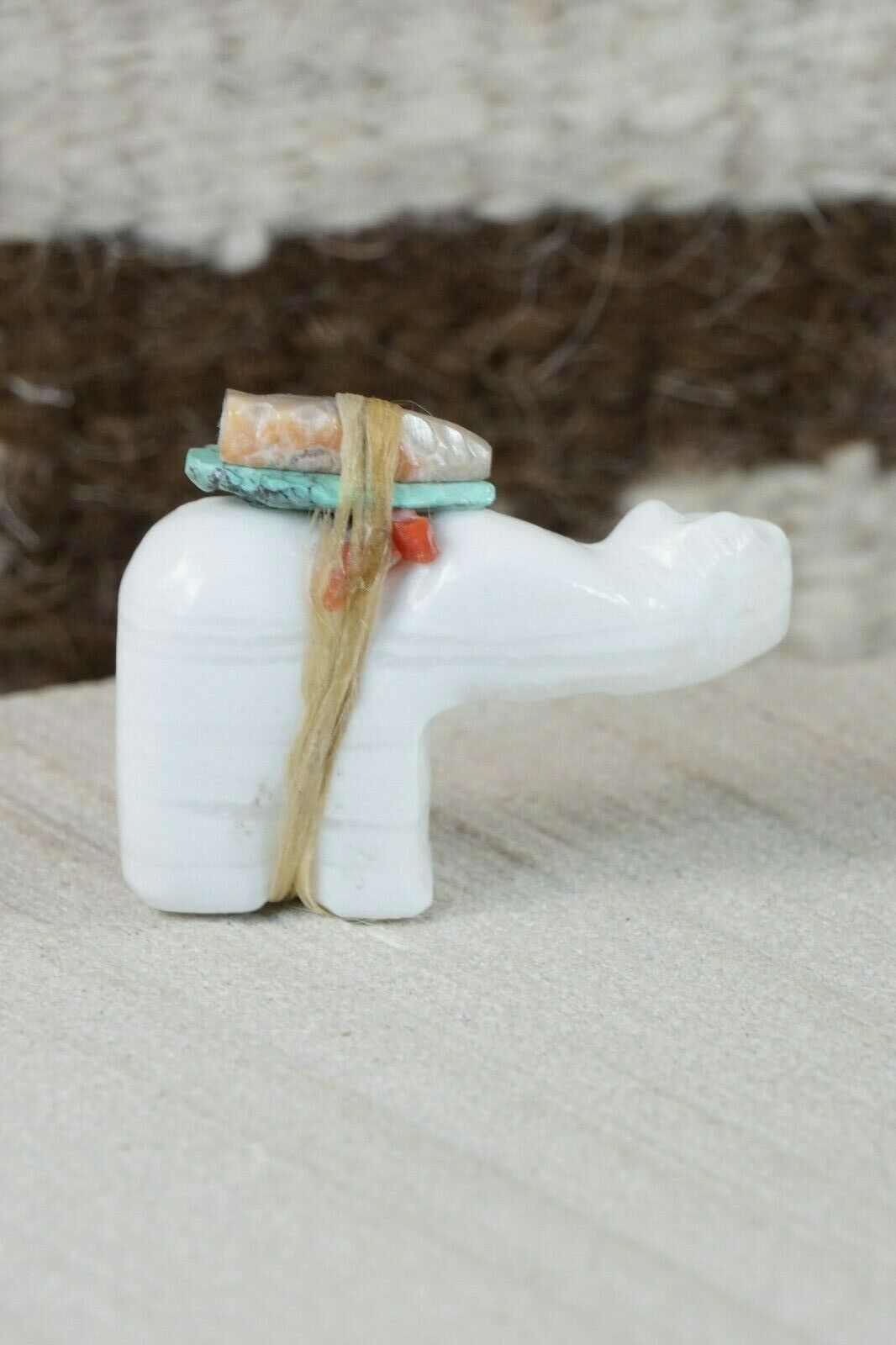 Bear Zuni Fetish Carving - Lance Deysee - High Lonesome Trading