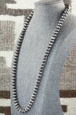 Sterling Silver Navajo Pearl Necklace - Sylvia Largo