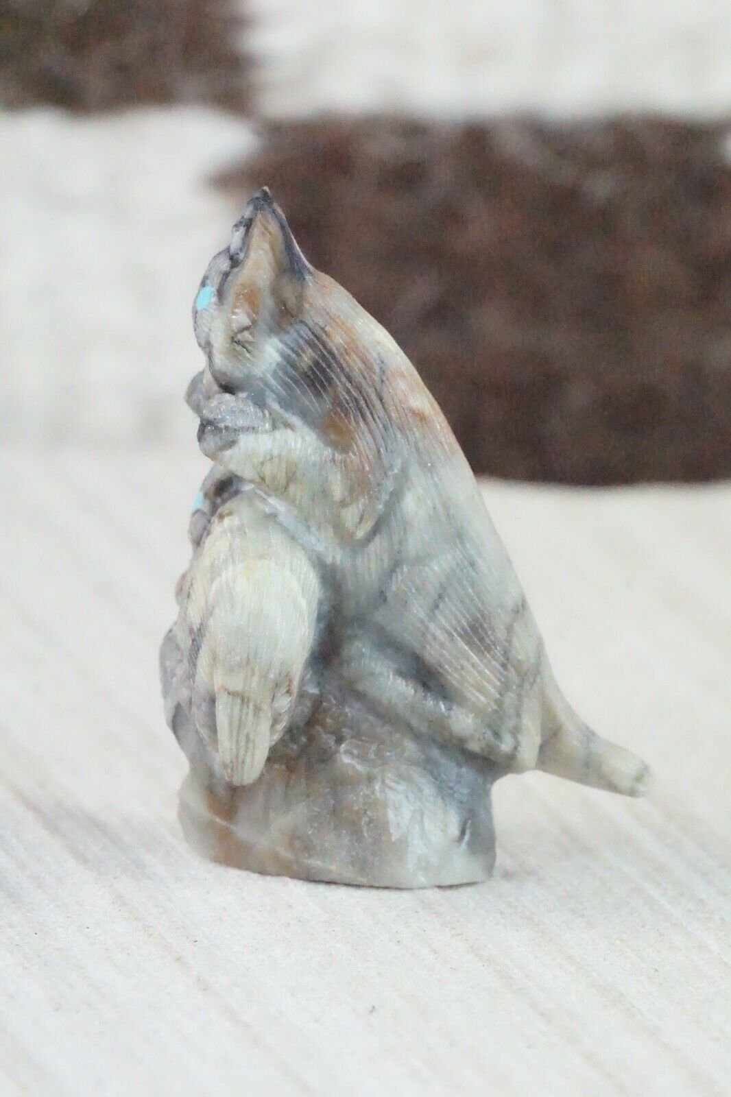 Bobcat Zuni Fetish Carving - Colin Weeka