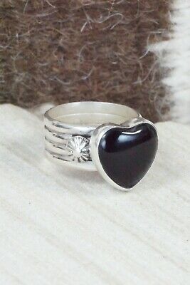 Onyx & Sterling Silver Ring - Ben Begay - Size 9