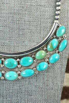 Turquoise & Sterling Silver Necklace - Roberta Begay