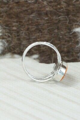 Spiny Oyster & Sterling Silver Ring - Harold Smith - Size 7.5