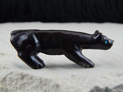 Bear Zuni Fetish Carving - Andres Quandelacy - High Lonesome Trading
