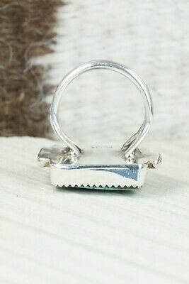 Turquoise & Sterling Silver Ring - Priscilla Reeder - Size 7