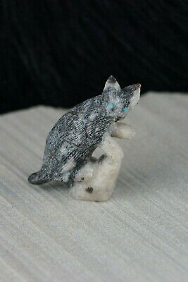 Bobcat Zuni Fetish Carving - Colin Weeka - High Lonesome Trading
