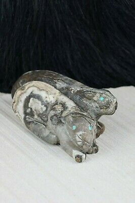 Mountain Lion Zuni Fetish Carving - Lance Cheama - High Lonesome Trading