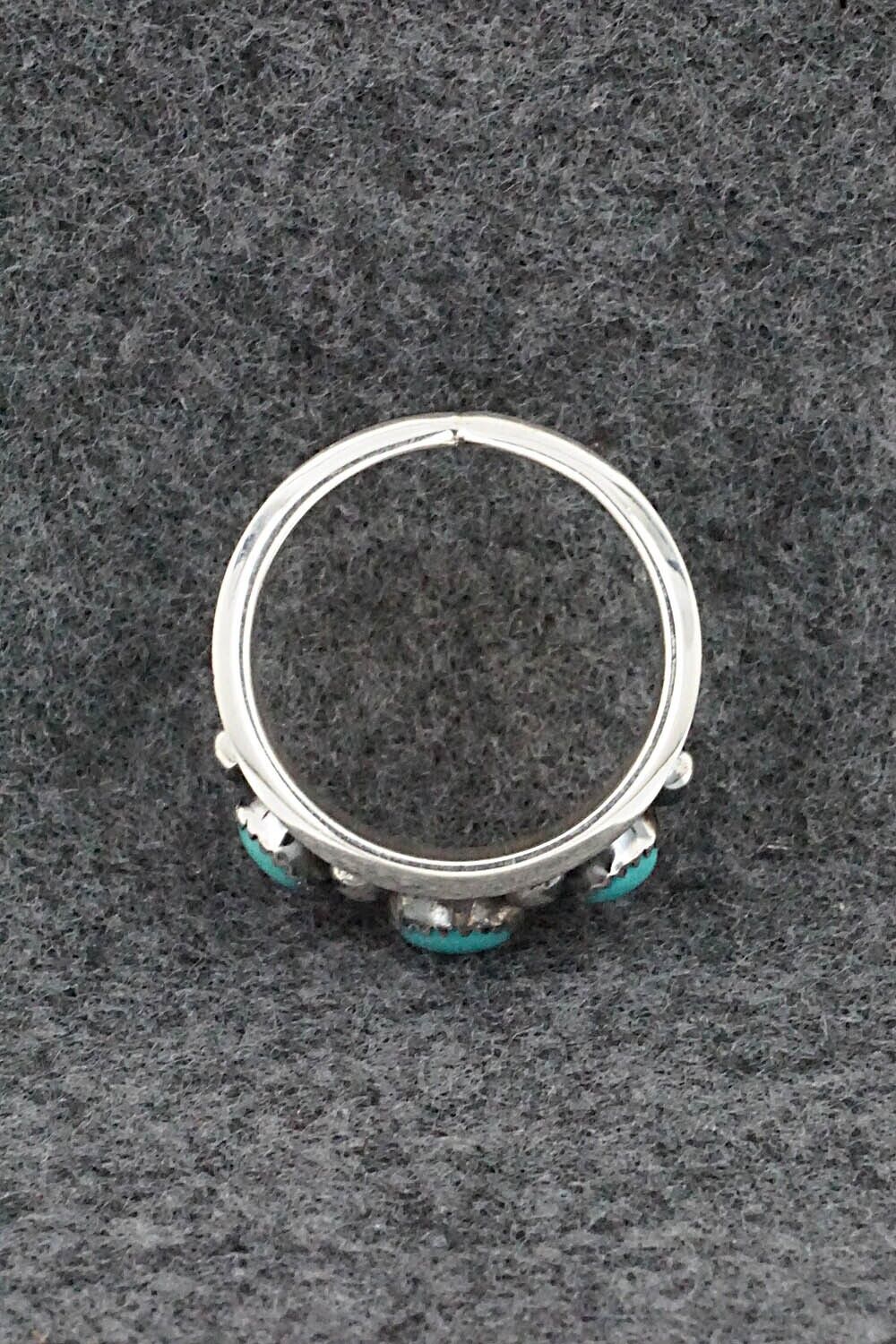 Turquoise & Sterling Silver Ring - Paul Largo - Size 8.75
