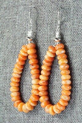Spiny Oyster & Sterling Silver Earrings - Louise Joe