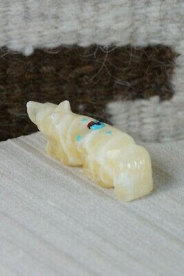 Wolf Zuni Fetish Carving - Danette Laate - High Lonesome Trading