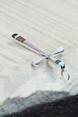 Multi Stone & Sterling Silver Pendant - Lynette Bowannie