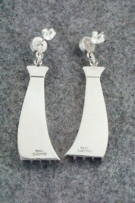 Turquoise & Sterling Silver Earrings - James Bahe