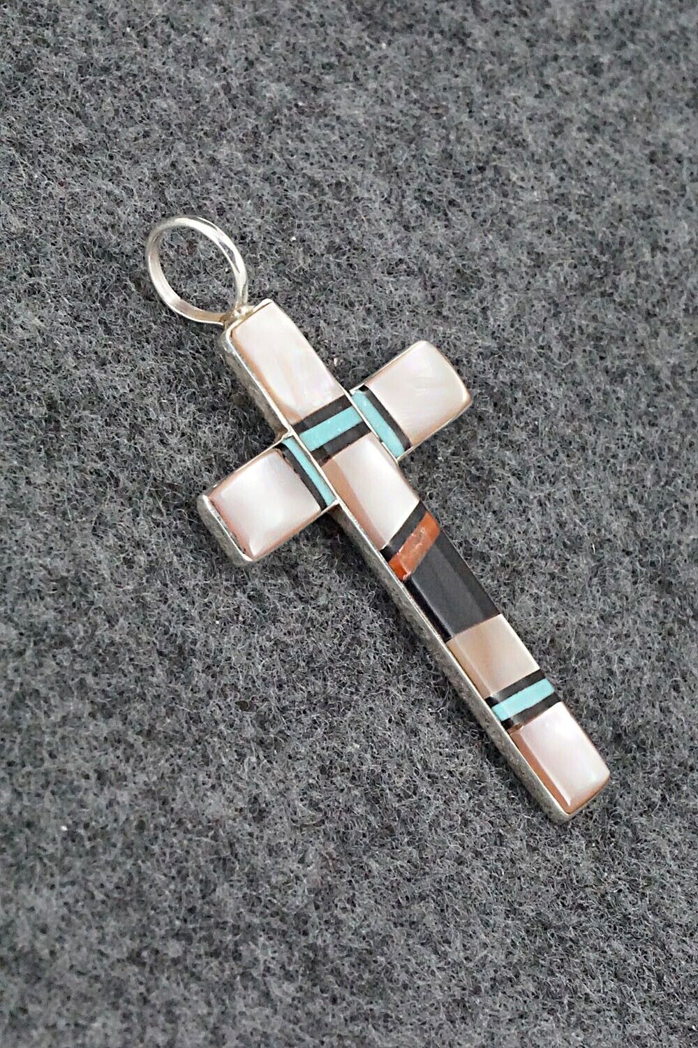 Multi Stone & Sterling Silver Pendant - Bobby Sanchez