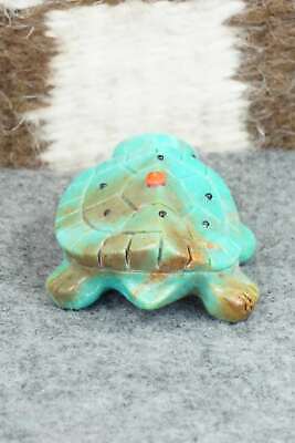 Turtle Zuni Fetish Carving - Reynold Lunasee