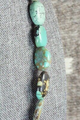 Turquoise & Sterling Silver Necklace - Navajo