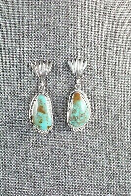 Turquoise and Sterling Silver Earrings - Sharon McCarthy