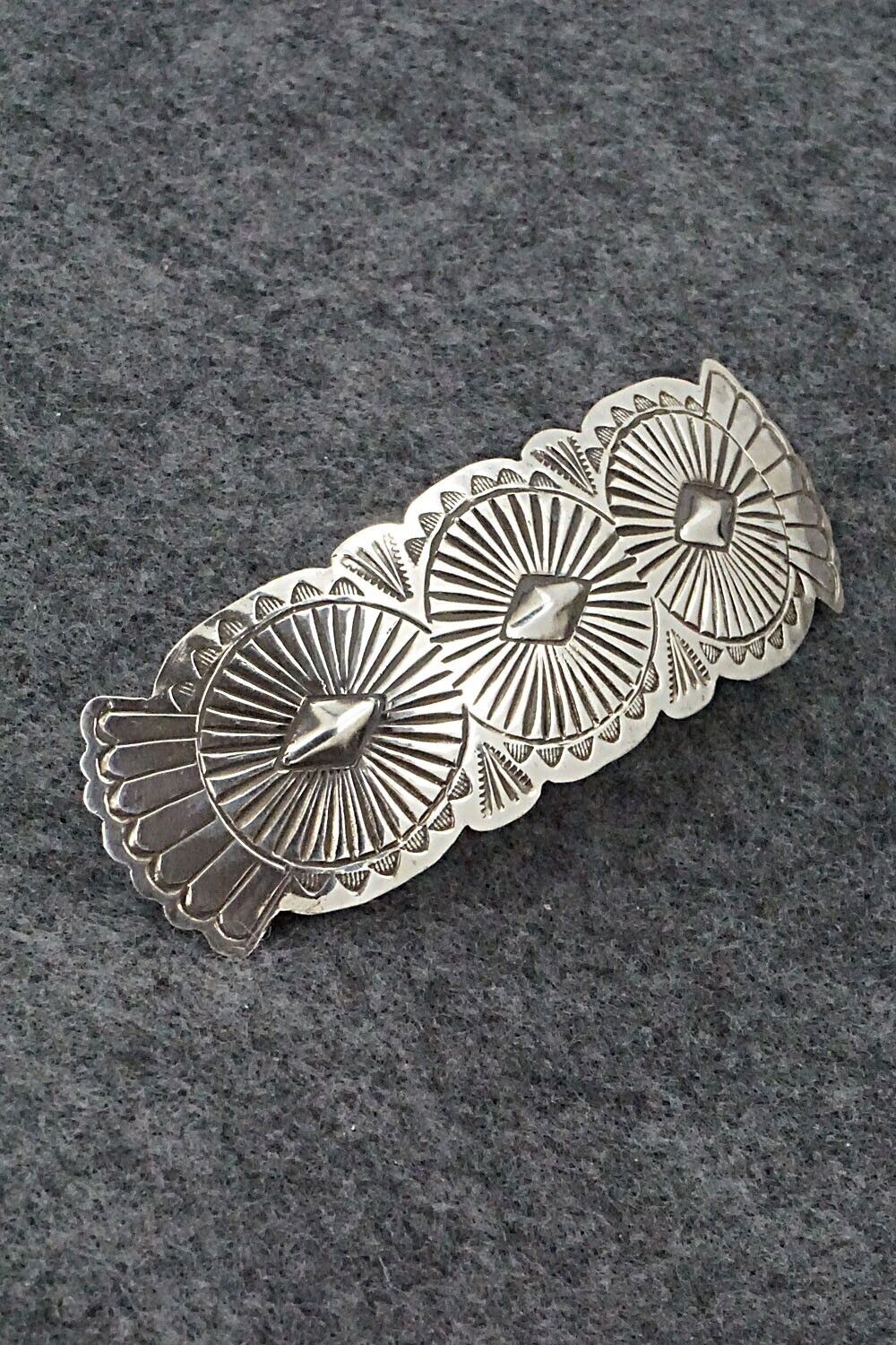 Sterling Silver Hair Barrette - Arlene Soce