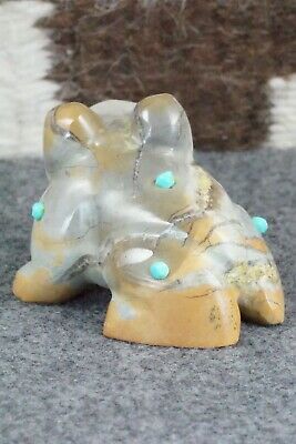 Frog Zuni Fetish Carving - Enrike Leekya