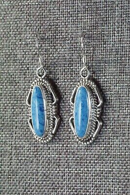 Navajo Turquoise & Sterling Silver Earrings - Jan Mariano