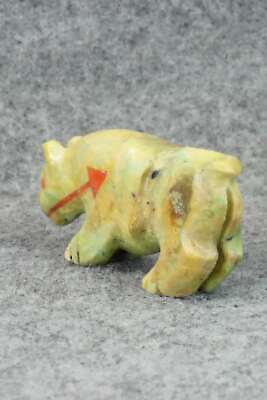 Mountain Lion Zuni Fetish Carving - Andres Quandelacy