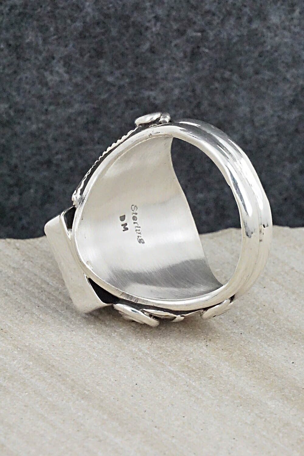 Onyx & Sterling Silver Ring - Darrell Morgan - Size 11