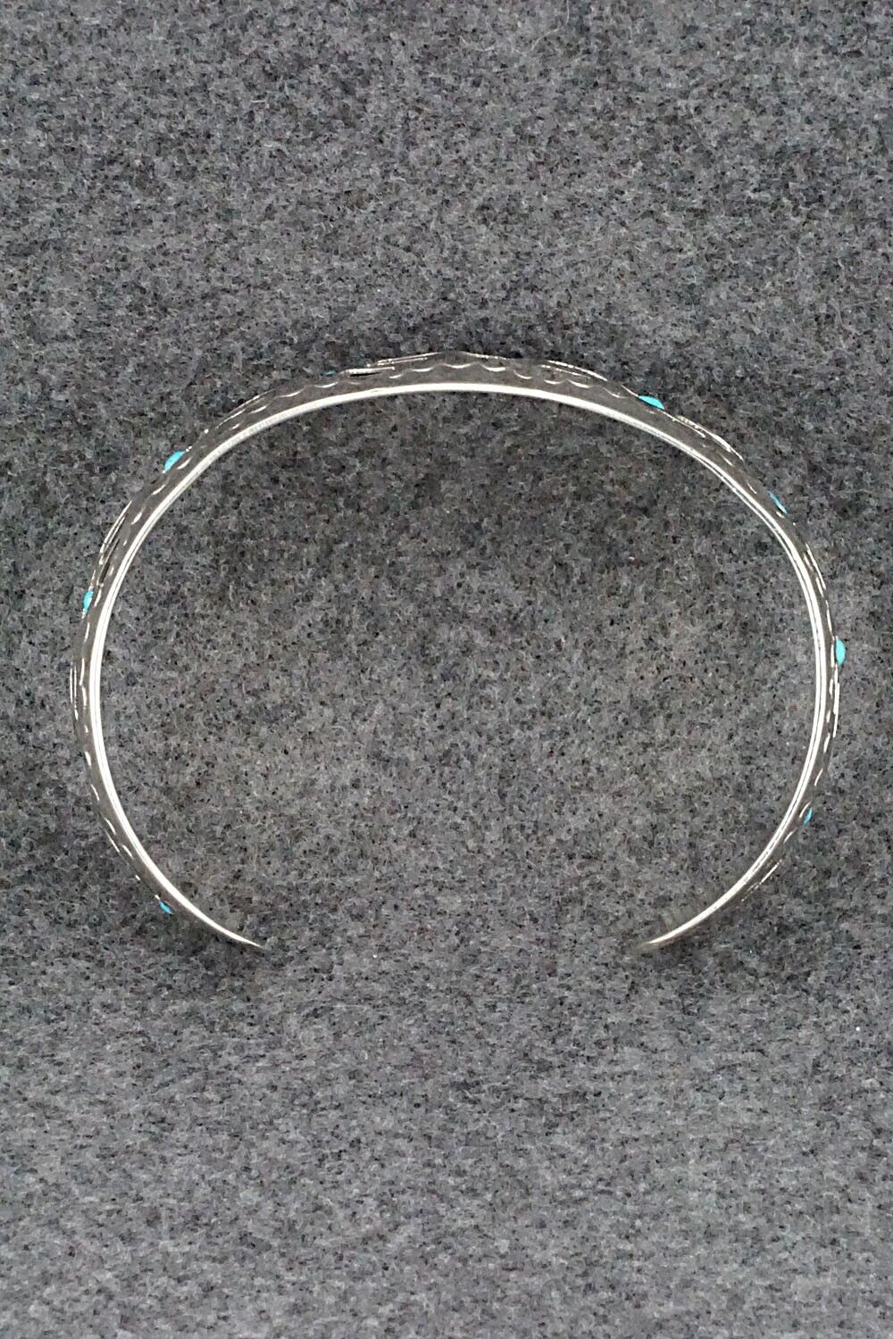 Turquoise & Sterling Silver Bracelet - Pearlene Spencer