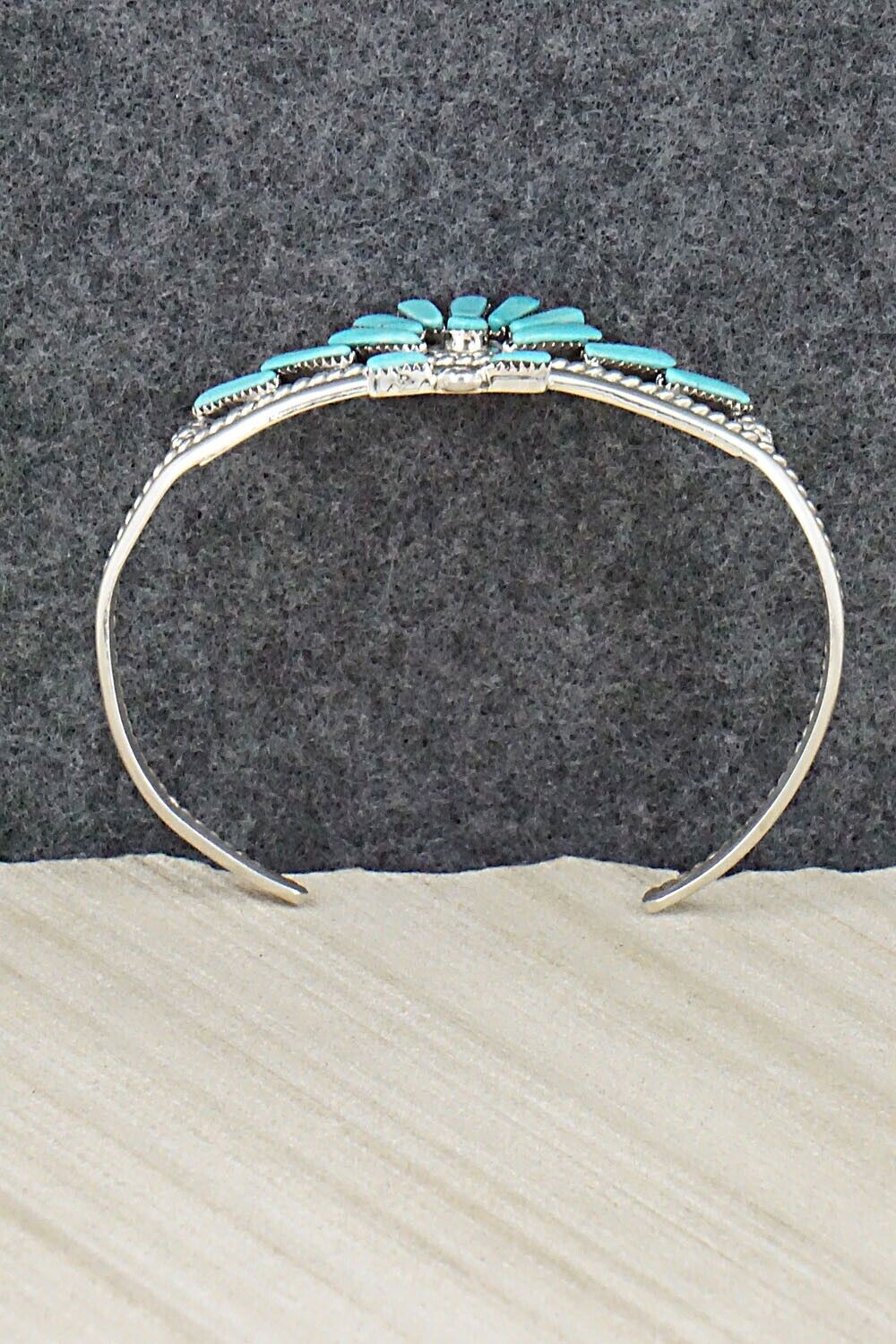 Turquoise & Sterling Silver Bracelet - Carlene Hattie