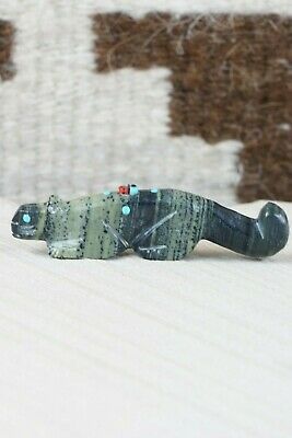Mountain Lion Zuni Fetish Carving - Danette Laate - High Lonesome Trading