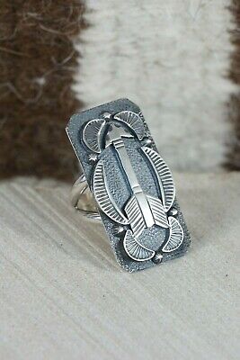 Navajo Sterling Silver Arrow Ring - Native American - Size 5.5 - High Lonesome Trading