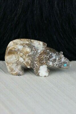 Mountain Lion Zuni Fetish Carving - Ronnie Lunasee - High Lonesome Trading
