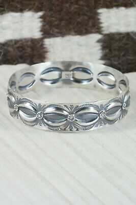 Sterling Silver Bangle Cuff - Tim Yazzie