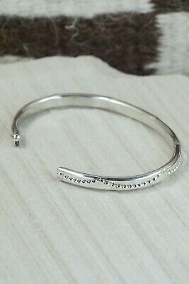 Navajo Sterling Silver Bracelet - Elaine Tahe