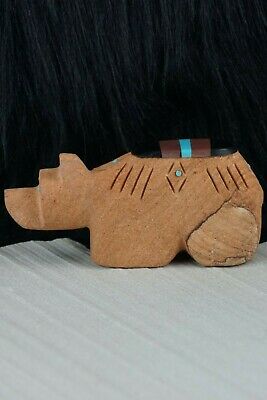 Bear Zuni Fetish Carving - Brandon Phillips - High Lonesome Trading