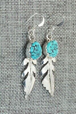 Turquoise & Sterling Silver Earrings - Spencer