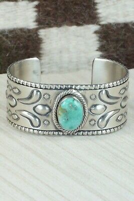 Turquoise & Sterling Silver Bracelet - Jeff James Jr.