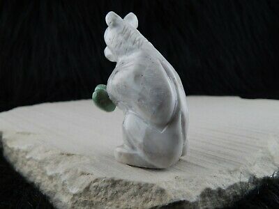 Bear Zuni Fetish Carving - Louise Ponchuella - High Lonesome Trading