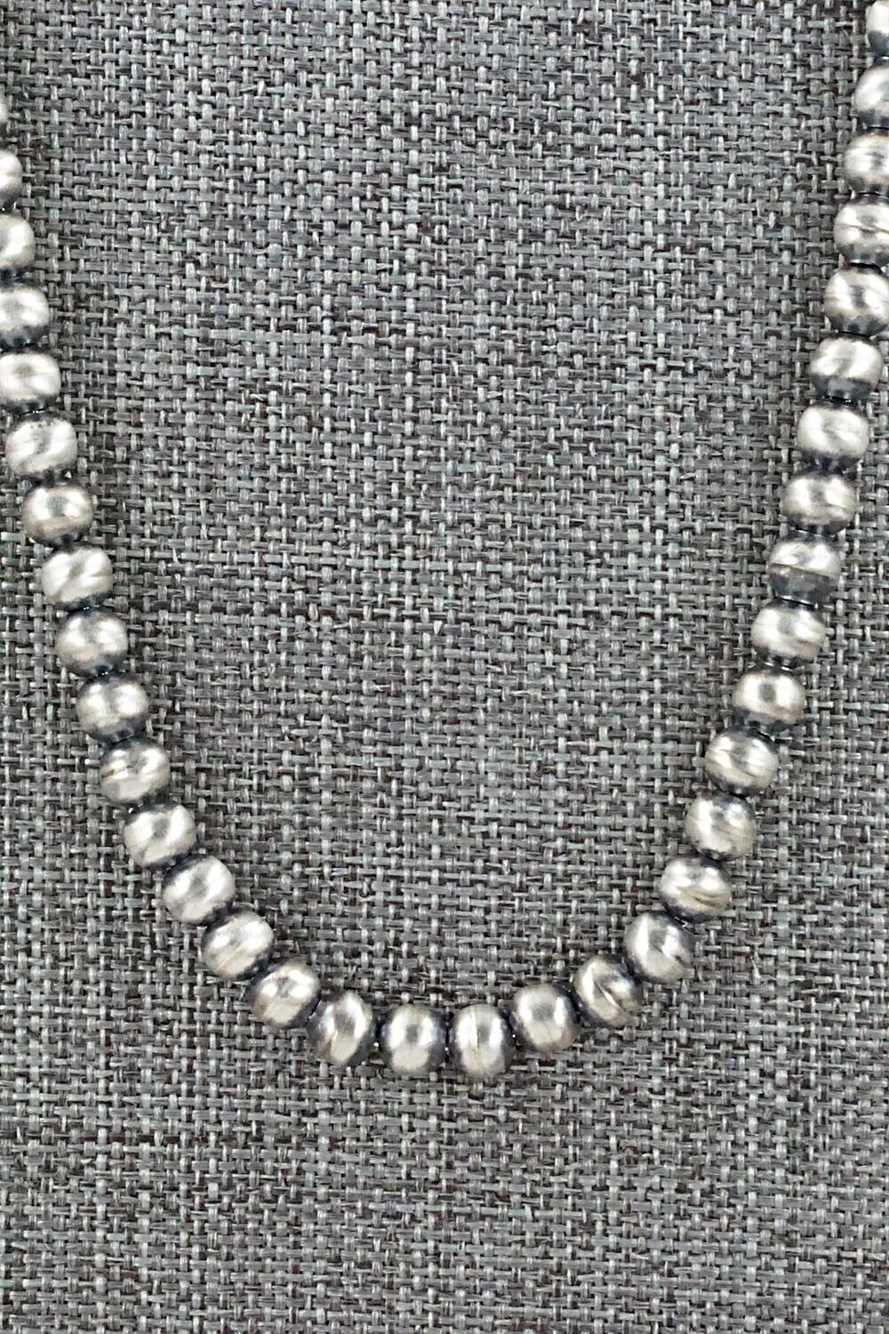 Sterling Silver Navajo Pearl Necklace - Jan Mariano