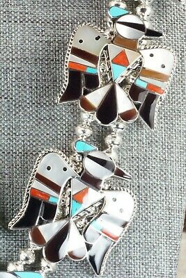 Multi Stone & Sterling Silver Squash Blossom Set - Bobby Shack