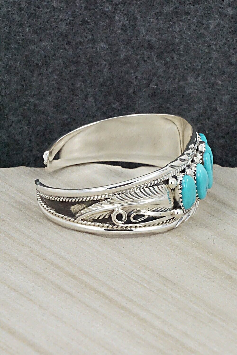 Turquoise & Sterling Silver Bracelet - Davey Morgan
