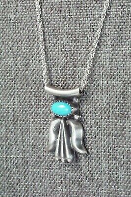 Turquoise & Sterling Silver Necklace - Sharon McCarthy