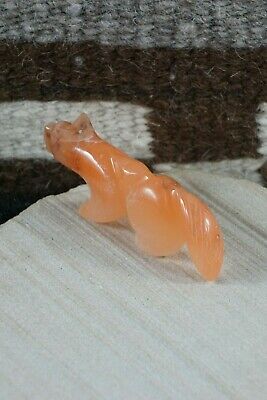 Wolf Zuni Fetish Carving - Rosella Soseeah - High Lonesome Trading