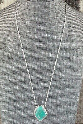 Navajo Turquoise & Sterling Silver Necklace - Annie Spencer