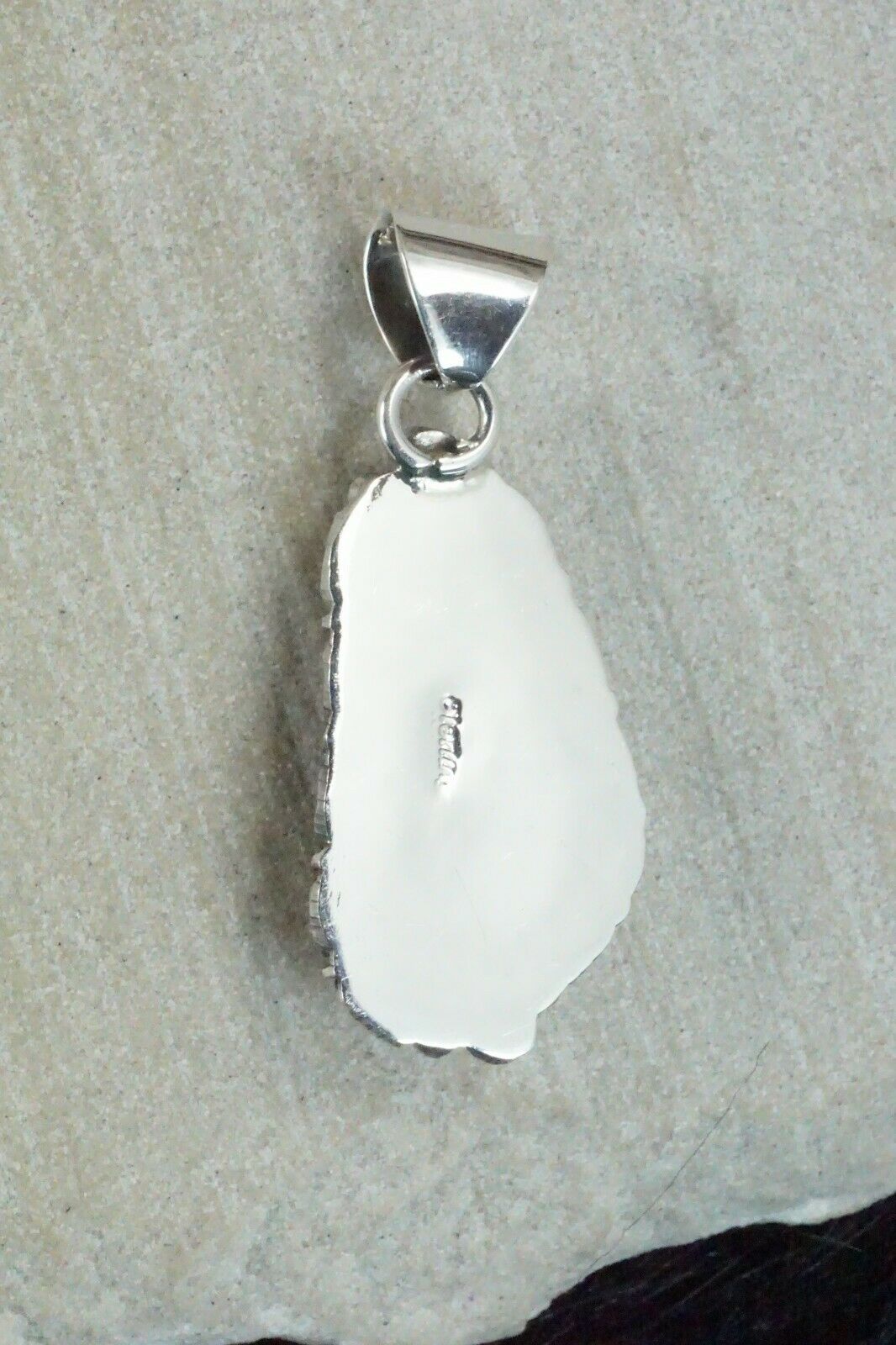 Turquoise & Sterling Silver Pendant - Samuel Yellowhair