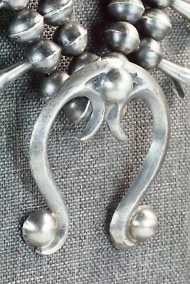 Sterling Silver Squash Blossom and Earrings - Gilbert Martin