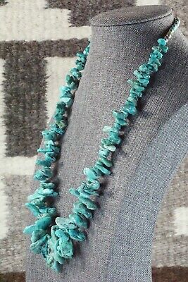 Turquoise & Sterling Silver Necklace - Navajo