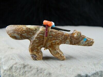 Coyote Zuni Fetish Carving - Fernando Laiwakete - High Lonesome Trading