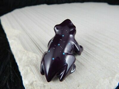 Frog Zuni Fetish Carving - Nelson Yatsattie - High Lonesome Trading